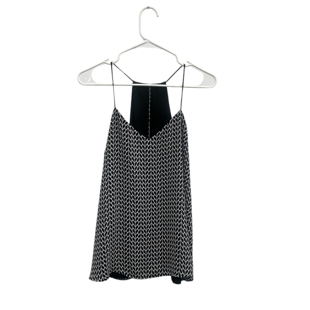 Express Black and White Backless Camisole Top